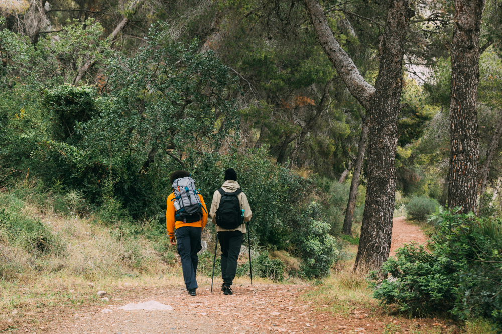 men-trekking-nature